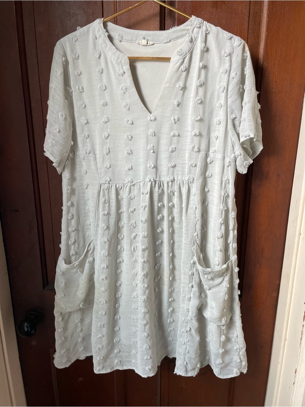 Jodifl women’s medium light gray dress